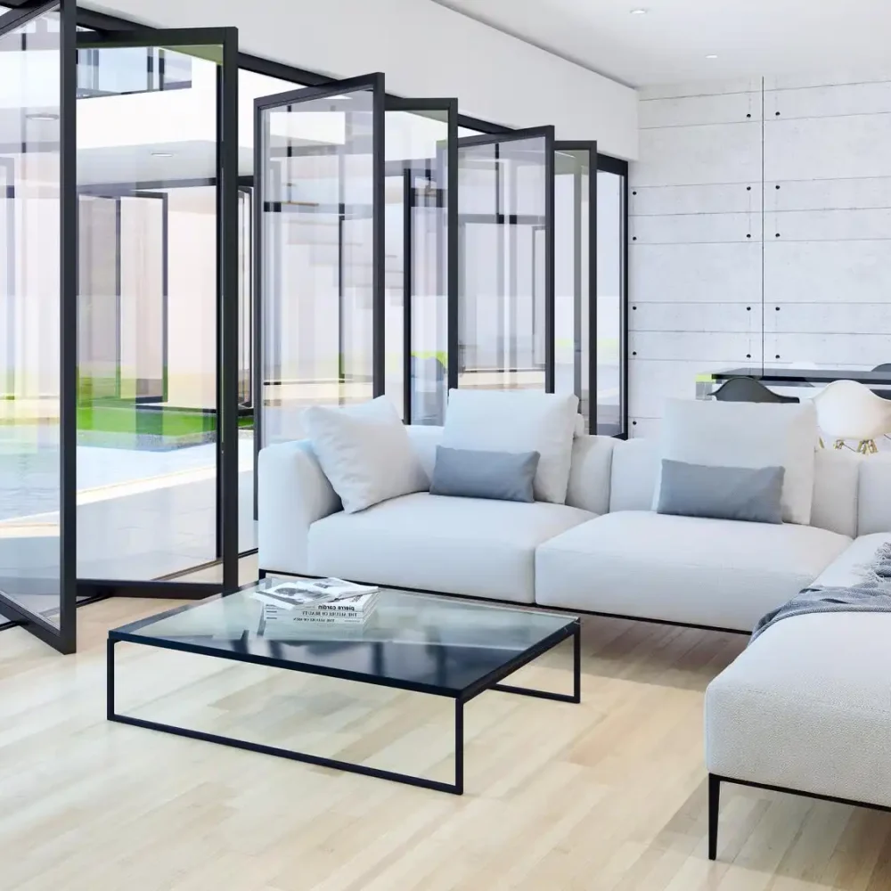 home with bifold door